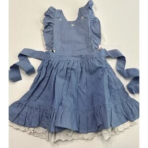 Well Dress Wolf Blue Check Naomi Dress Size 8 NWT